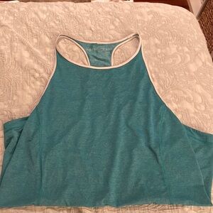 teal lululemon tank top